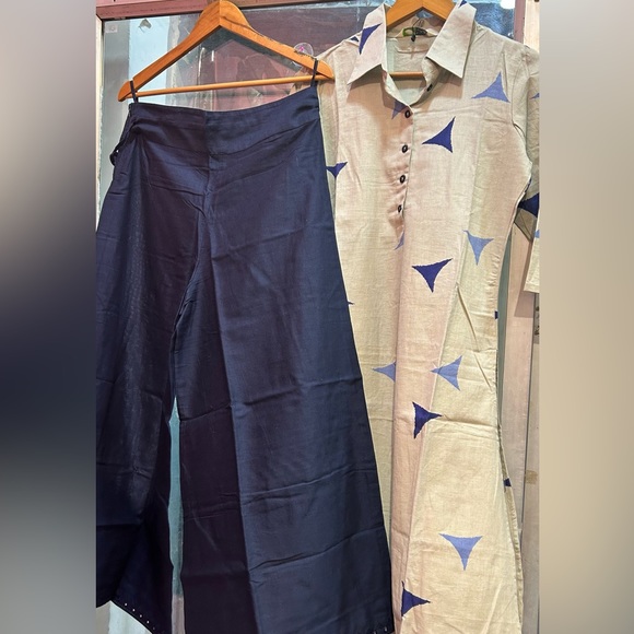 Pure cotton sharara with kurti - Picture 3 of 5